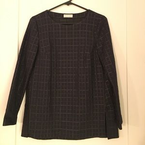 Scanlan Theodore navy blouse